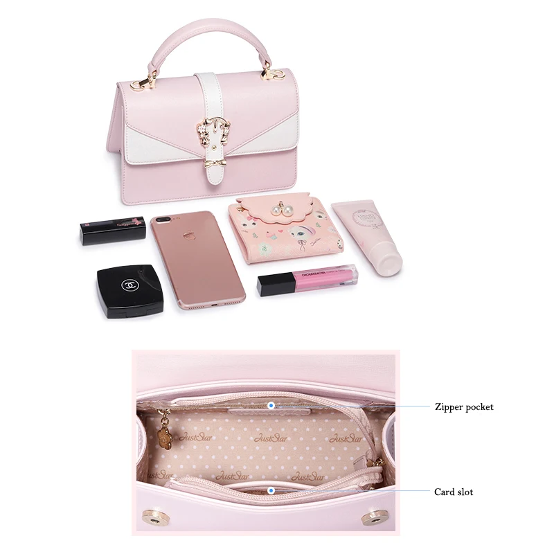 Just star women leather handbag 2-1