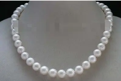 

FREE SHIPPING HOT sell new Style >>>>17" Genuine Natural 11mm Purple Round Pearl Necklace 18kgp #f2100!