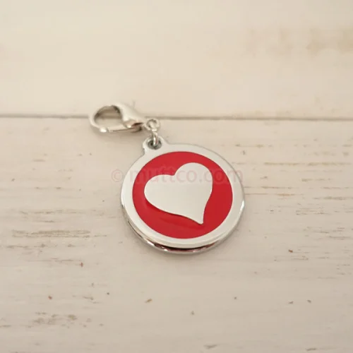 heart shaped dog tags for pets
