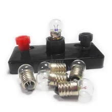 Популярные 50 шт./лот 2,5 V/3,8 V 0.3A светильник бусины школьная физической Электрический эксперимент мини лампа маленький шарик