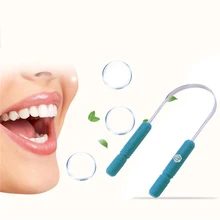 1 шт. из нержавеющей стали языковой аппликатор уход за зубами язык Чистый инструмент хорошее дыхание очиститель стоматологический язык Чистящая щетка уход за полостью рта