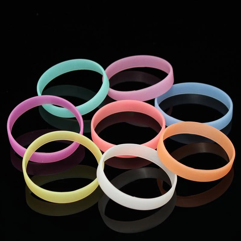 Silicone Rubber Wristband bangle bracelet Flexible Wrist Band Cuff Bracelet Sports Casual Bangle For Women Men браслет