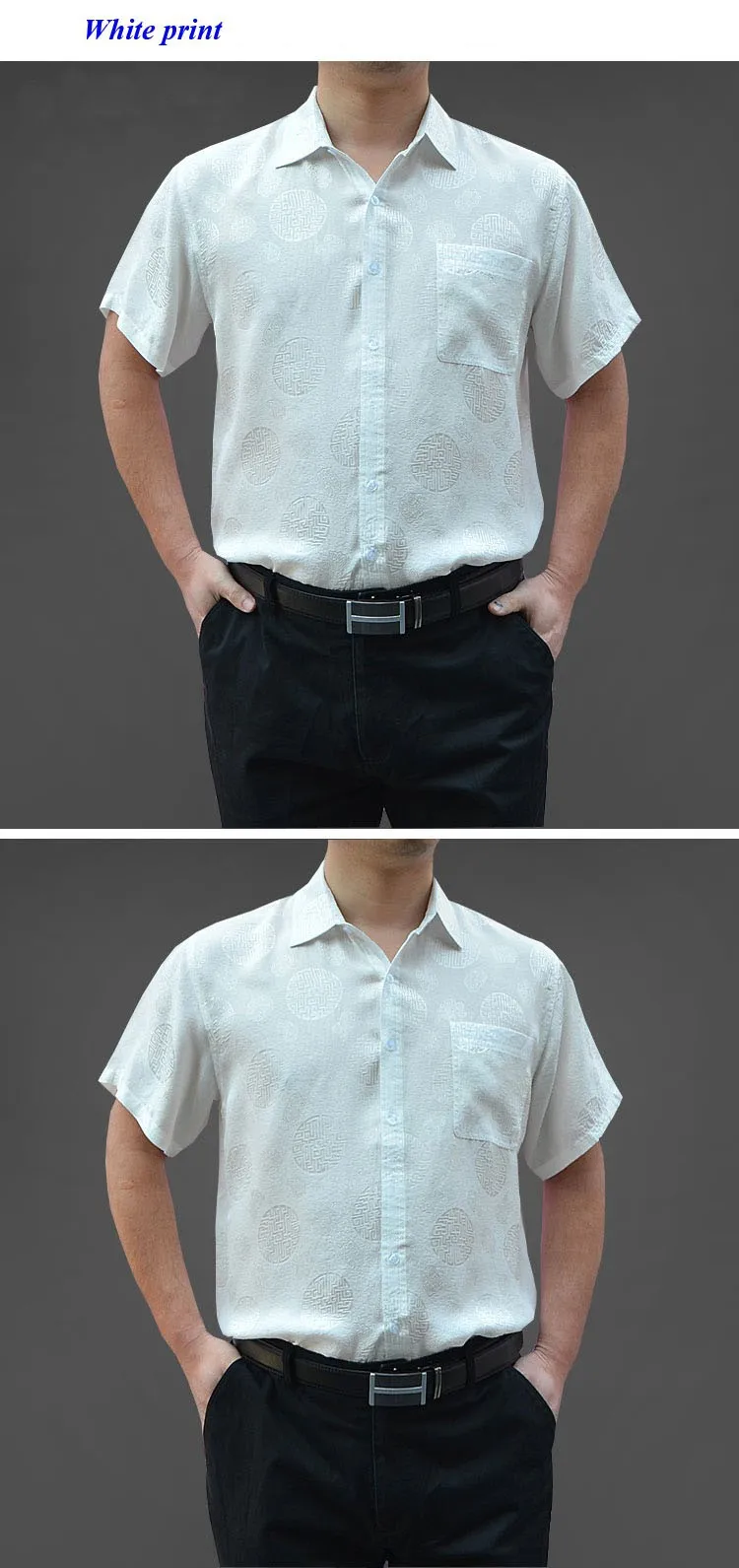 100% натуральный шелк рубашка с короткими рукавами для мужчин, чистого шелка Бизнес повседневные рубашки в клетку, 100% шелк с отложным
