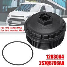 2S7Q6766AA Car Oil Filter Cover Cap Bowl Fuel Delivery Housing for FORD TRANSIT MK6/MONDEO MK3/JAGUAR X-TYPE 2000-2007