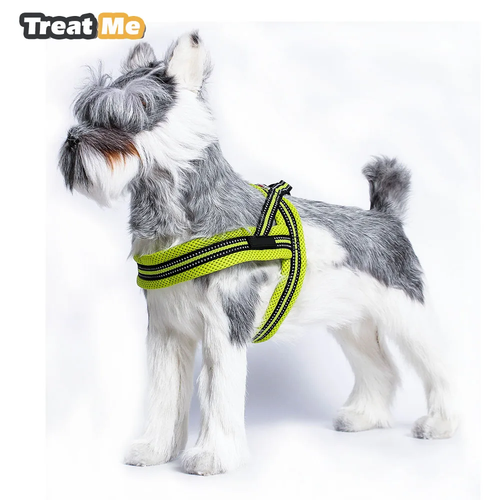 Breathable Cozy Dog Harness Adjustable Pet Vest 3M Reflective