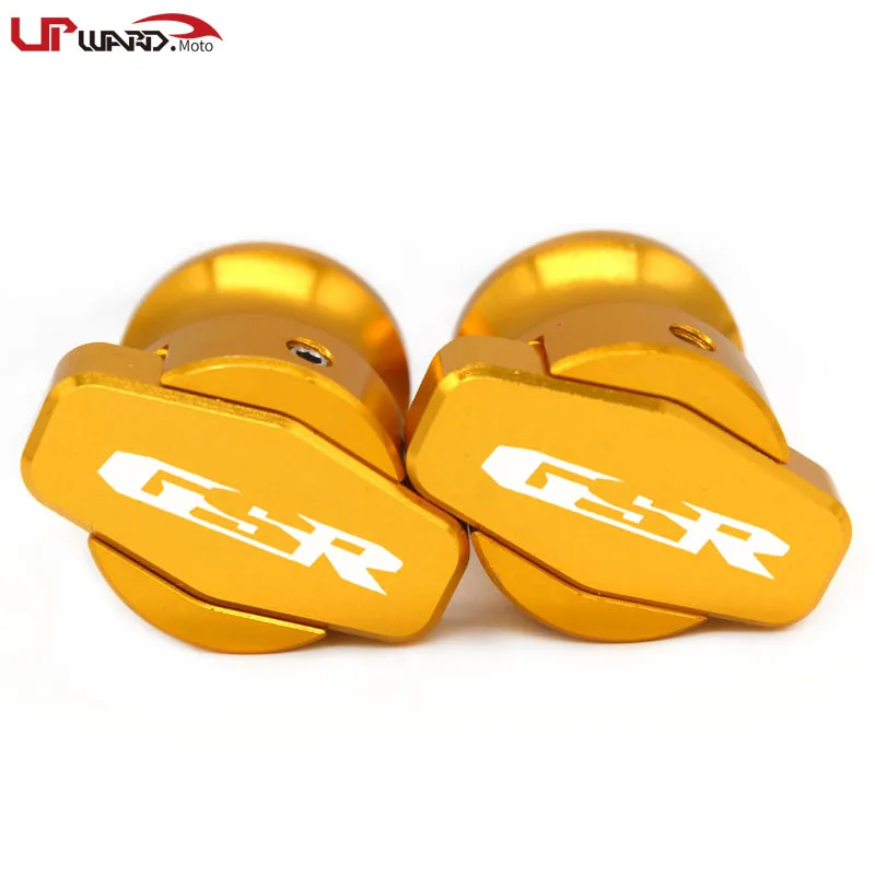 Для Suzuki GSR 600 GSR600 2006-2010 GSR 750 GSR750 2011- Мотоцикл с ЧПУ маятник Катушки слайдер винты бобин M8 - Цвет: Gold
