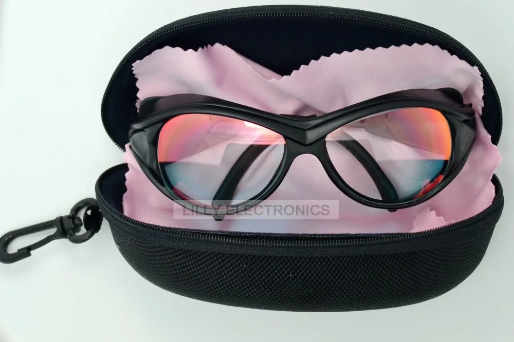 

Protection Goggles Glasses Eyewear for 808nm Laser 700-900nm with black frame