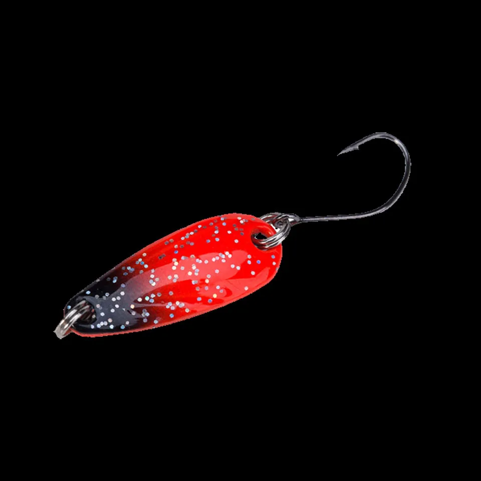 Walk Fish 4 unids/lote metal Pesca cuchara cebo señuelo 2.8 cm 2.5G Cucharas señuelos cebo artificial bajo pesca Spinners pesca Pesca