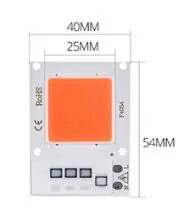 1/Psc высокое качество светодиодный COB Puce 10 Вт 20 Вт 30 Вт 50 Вт Светодиодный лампа ампула AC 220 В свободный привод светильник источник putes Smart IC Pour - Испускаемый цвет: Full Spectrum