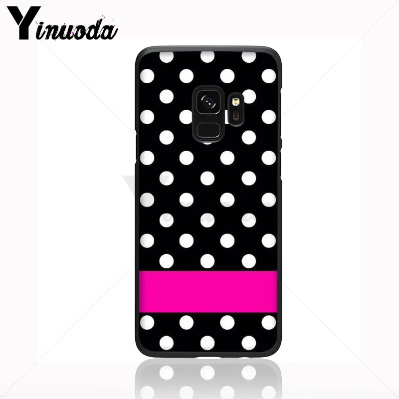 Red Black Gold Polka dots Dot