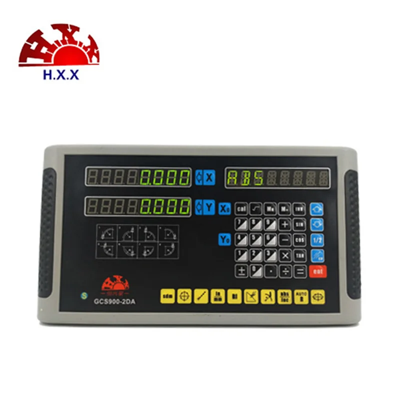 

Hxx factory 2 axis digital display gcs900-2da 2pcs 5u 0-1000mm linear scale suitable for rolling mill lathe