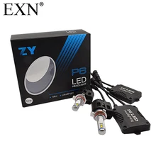 P6 LED 9012 55 Вт 5200LM Высокая Мощность СВЕТОДИОДНЫХ Фар Автомобиля Canbus комплект 6000 К Заменить Галогенные Xenon HID Фары Свет 9012 СВЕТОДИОДНЫЕ Лампы