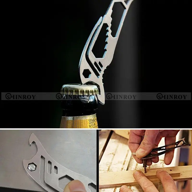 

Swordfish Multifunctional Wrench Screwdriver Bottle Opener EDC Pocket Card Tool