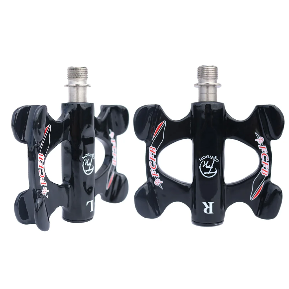 

fast ship ultralight Carbon fibre peda MTB road bike bearing pedal bicycle carbon pedals UD matt bike parts FCFB FW-PE-1 RE