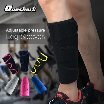 

1 Pcs Adjustable Fitness Weightlifting Shin Guards Basketball Tennis Leg Calf Compression Football Cycling Running Legwarmers