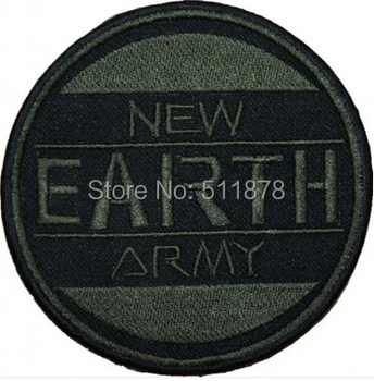 

4" Men Who Stare At Goats New Earth Army TV Movie Series Halloween Costume Cosplay Embroidered iron on patch Tshirt TRANSFER