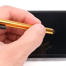 10 шт./лот, емкостный стилус для сенсорного экрана, стилус для iPad, iPhone, универсальный телефон, samsung, планшет, ПК, планшет, металлический стилус, карандаш