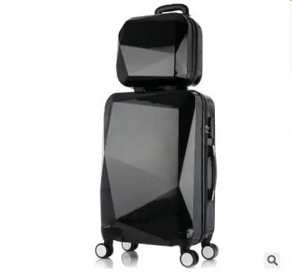Дорожный Чехол для чемодана на колесиках 20 дюймов, чехол на колесиках, женский косметический чехол, сумка для переноски, дорожные сумки - Цвет: set