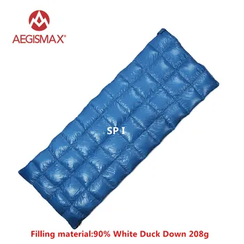 

AEGISMAX Ultra Light 90% White Duck Down Sleeping Bag For Outdoor Hiking Backpack Camping Envelope Type Sleeping Bag 3 Season