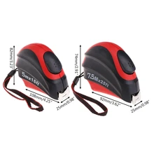 5 м 7,5 м измерительная лента самоблокирующаяся прорезиненная Метрическая Автоматическая сантиметровая лента, измерительная линейка