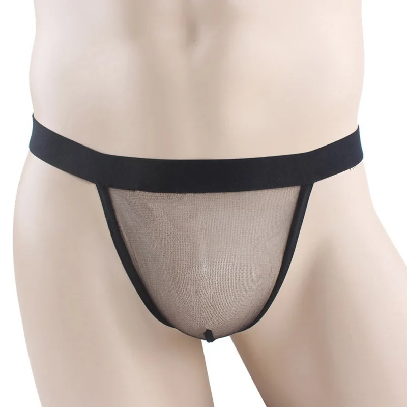 

Mens Mesh Sexy Super Thin Transparent See Through Gay Adult G strings Thong Low rise Underwear