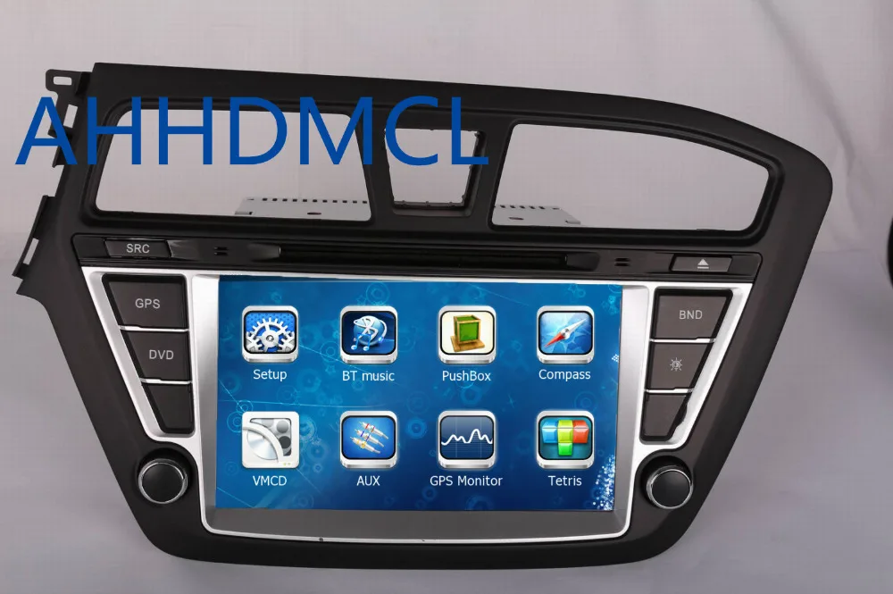 Top AHHDMCL Car Multimedia Player DVD Radio Stereo Audio GPS Navigation For Hyundai I20 2014 2015 2016 2017 Left Hand Drive 1