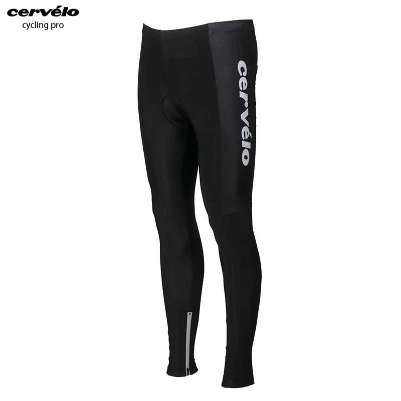 Reflective Winter Cycling Pants Men Thermal Fleece Mountain Bike Pants Winter Bicycle Bib Tights 9D Gel Pad Cycling Trousers