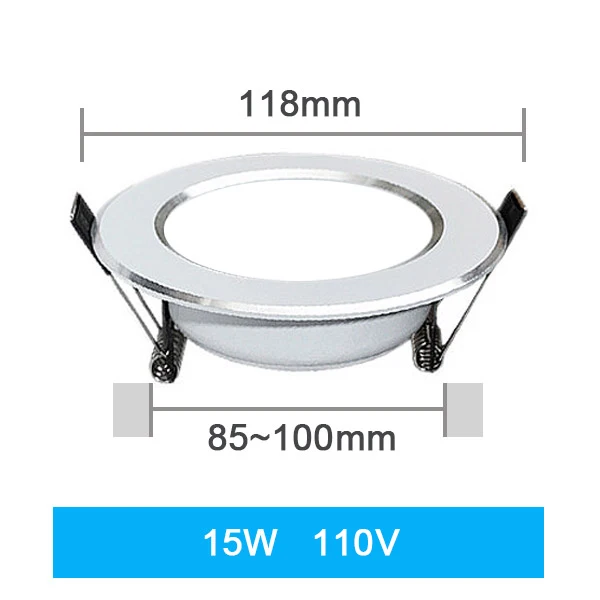 black wall lights LED Downlight Ceiling 7W 9W 12W 15W 18W 3W 5W Spot Round Recessed Lamp 220V 230V 240V 110V Bulb Bedroom Kitchen Indoor Lighting wall lamp light Wall Lamps