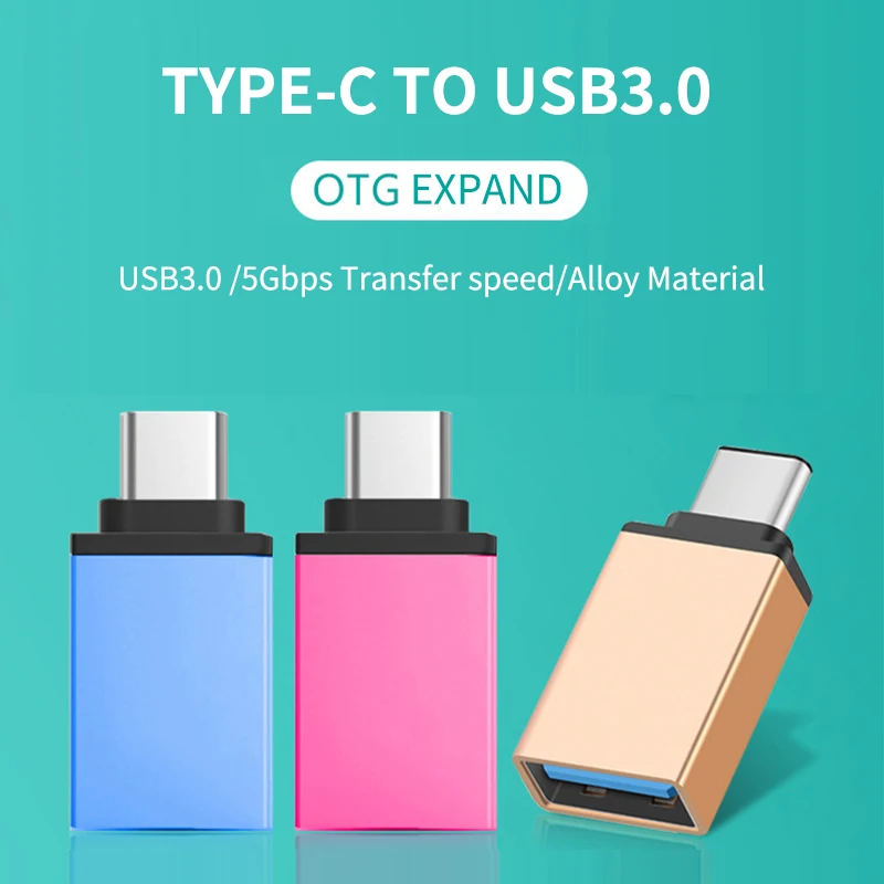 Тип с разъемами типа C и usb OTG адаптер Тип USB C Male к USB3.0 разъемом типа «мама» для подключения usb периферийного оборудования