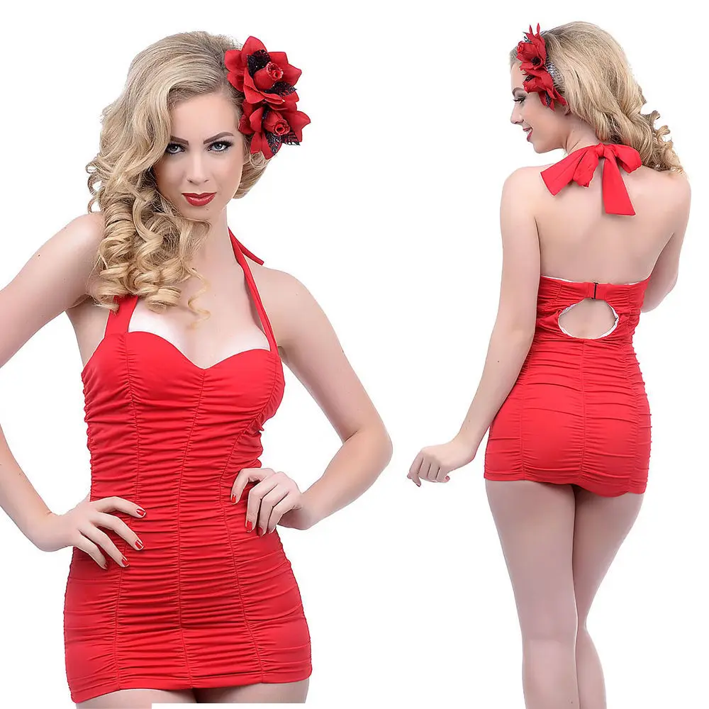 Megartico с открытой спиной Холтер сексуальный maillot de bain femme винтажный черный плюс размер цельный купальник женский белый купальный костюм