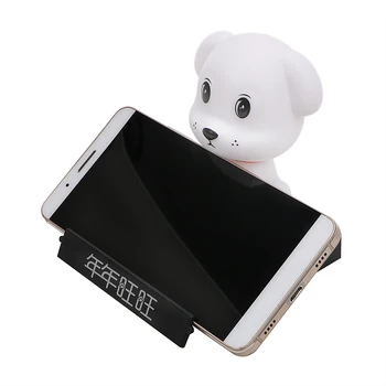 

Cute Shaking Head Dog Car Ornaments Phone Holder Nodding Puppy Doll Dashboard Decoration Interior Accessories Car-styling