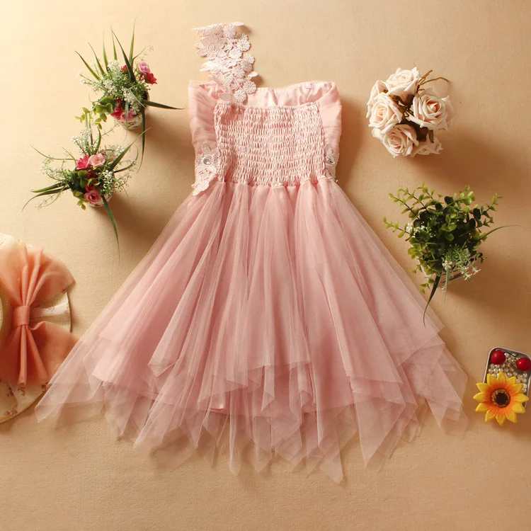 Preise 2020 Sommer Neue Ankunft Ein Schulter Fee Sicken Unregelmäßigen Mini Kleid Floral Appliques Mesh Vestido Halter Corto Freies Verschiffen