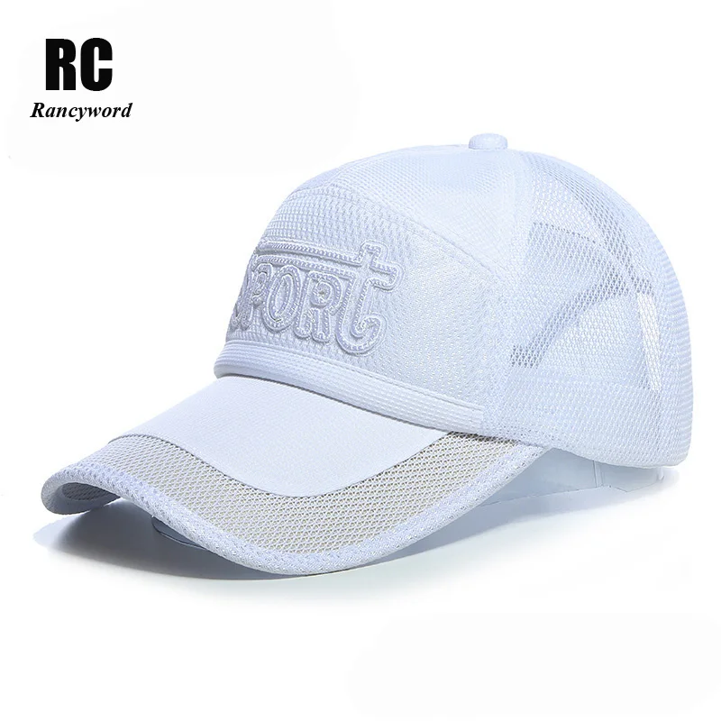 

[Rancyword] Factory Direct s Summer Baseball Cap Men Snapback Cap Hip Hop Casquette Bone Mesh Sports Hats For Women Men RC1147