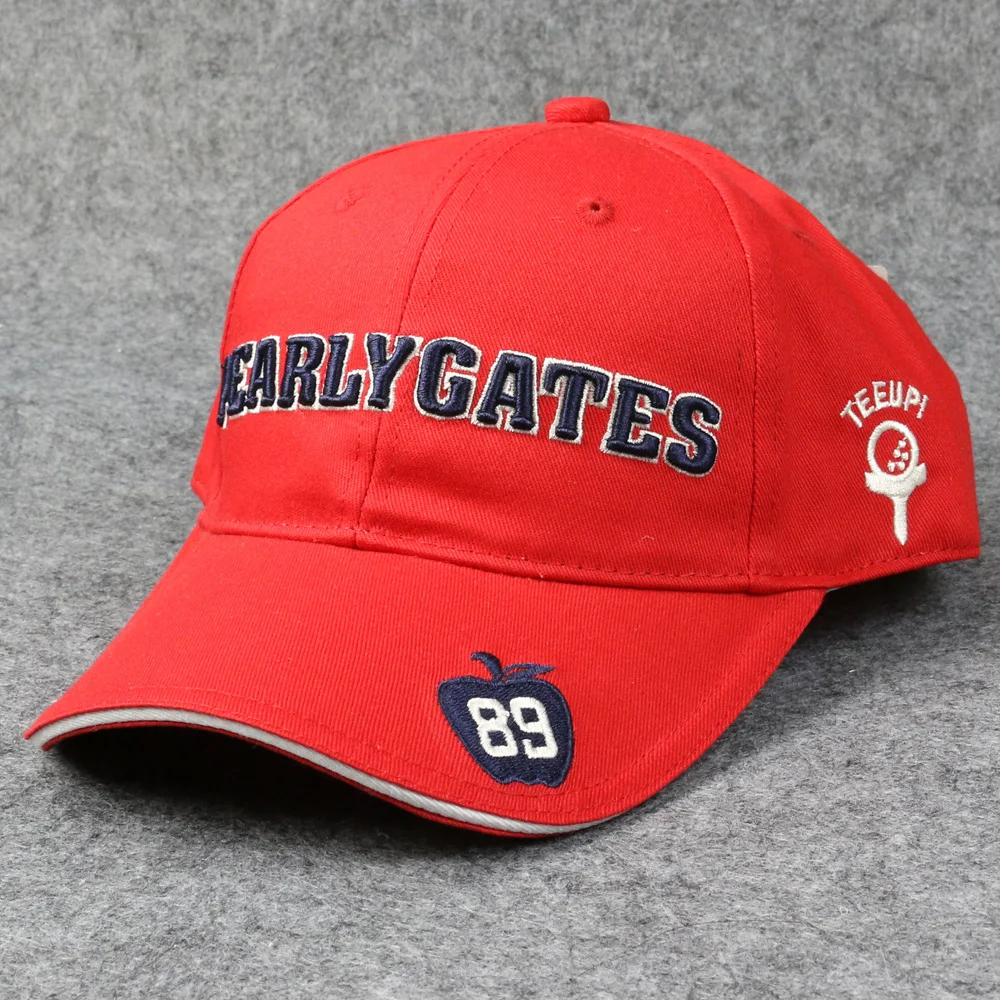 lucxes New golf hat plearly g cap Professional hat cotton golf ball cap