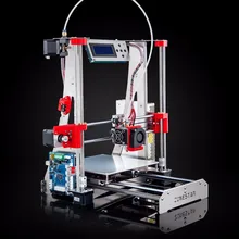 Optional Dual Extruder Mixed Color Full Metal Reprap i3 3D Printer DIY Kit Auto Leveling Easy Assemble Free SD Card Shipping