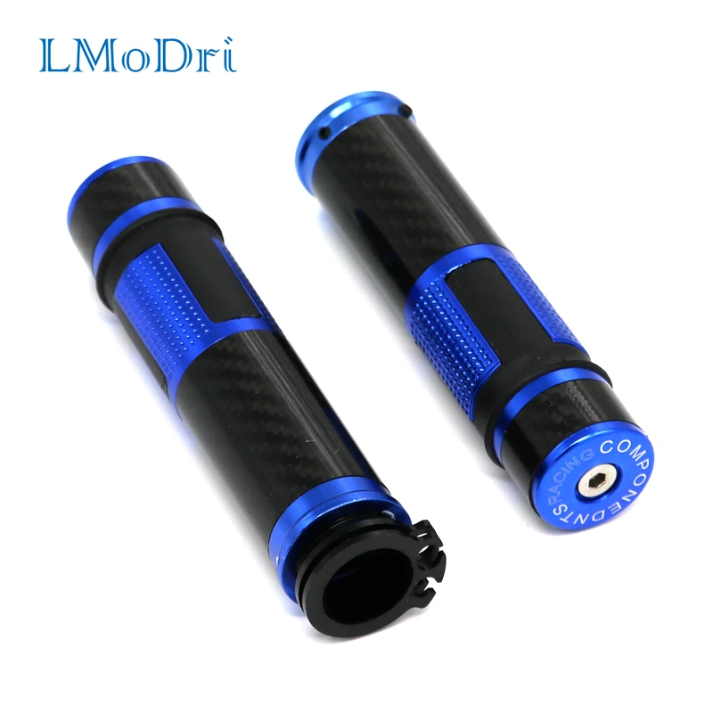 LMoDri Motorcycle Handle Bar Grips 7/8 " 22mm Aluminum Alloy CNC Handlebar Grip Universal Modification Parts | Автомобили и