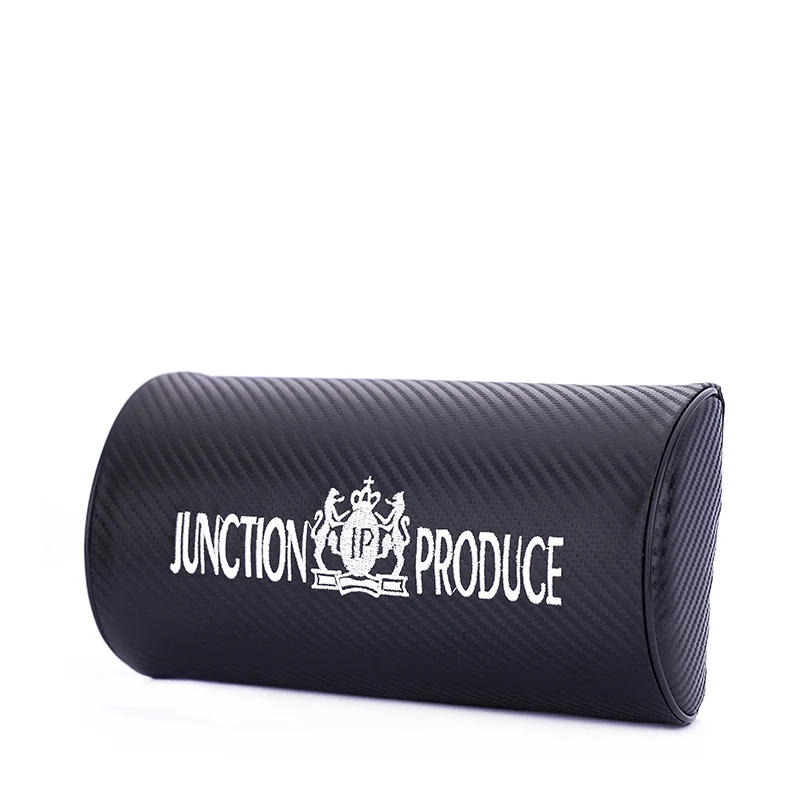 

Embroidery for JP Junction Produce VIP Car carbon fiber style headrest soft Neck Pillow for mercedes benz toyota bmw accessories