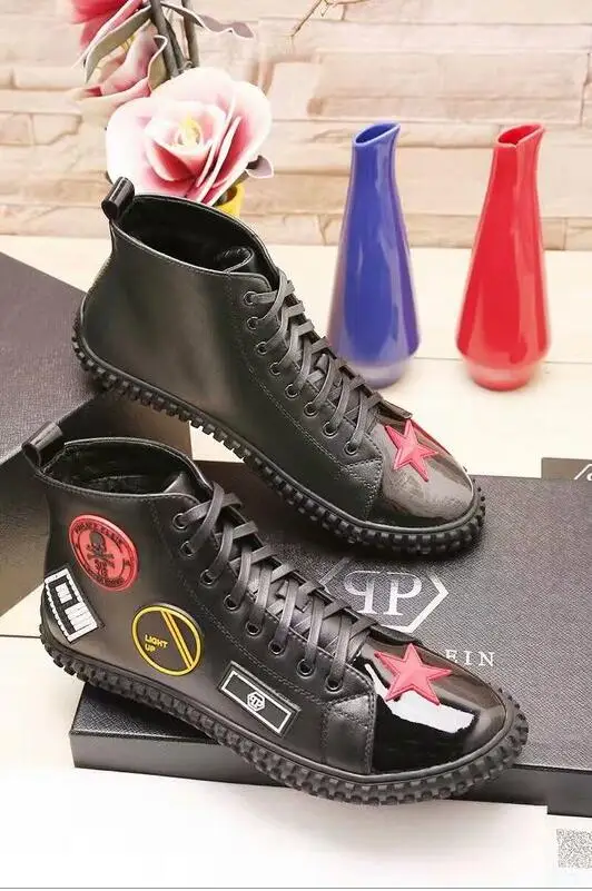 

New Fashion Men Shoes Men's Flats leather shoes Winter Men Loafers Dress Shoes Black Casual Shoes Plus Size 38-44