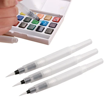 

1/3Pcs Ink Pen for Water Brush Watercolor Calligraphy Painting Tool Set JAN18