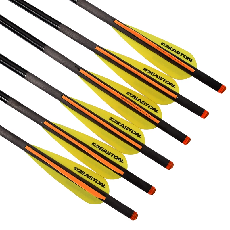 

12X 22" Carbon Crossbow Bolt 8.8mm Easton Vane Arrows Screw Field Point Moon Knock Archery Bow Outdoor Hunting Free Shipping