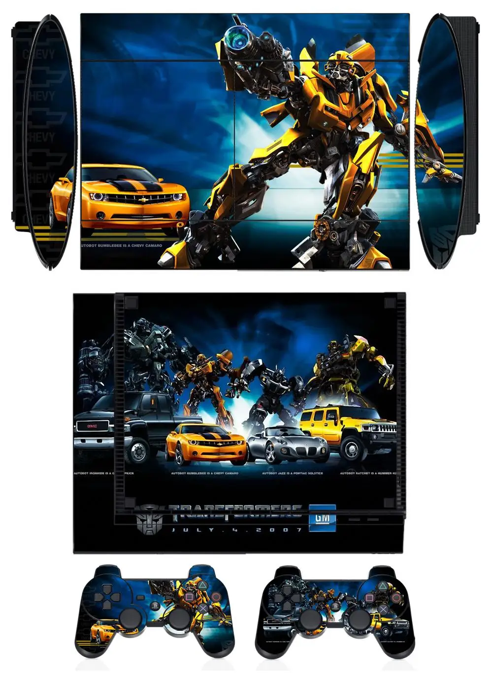 

Q003 Vinyl Skin Sticker Protector for Sony PS3 Super Slim 4000 and 2 controller skins Stickers