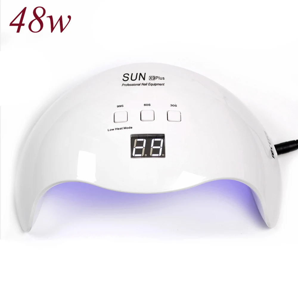 

Nail Dryer UV LED 48W Lamp LCD Display 21 LEDs Nail Dryer Lamp for Curing Polish Gel Auto Sensing Nail Manicure Tools Gel Lamp