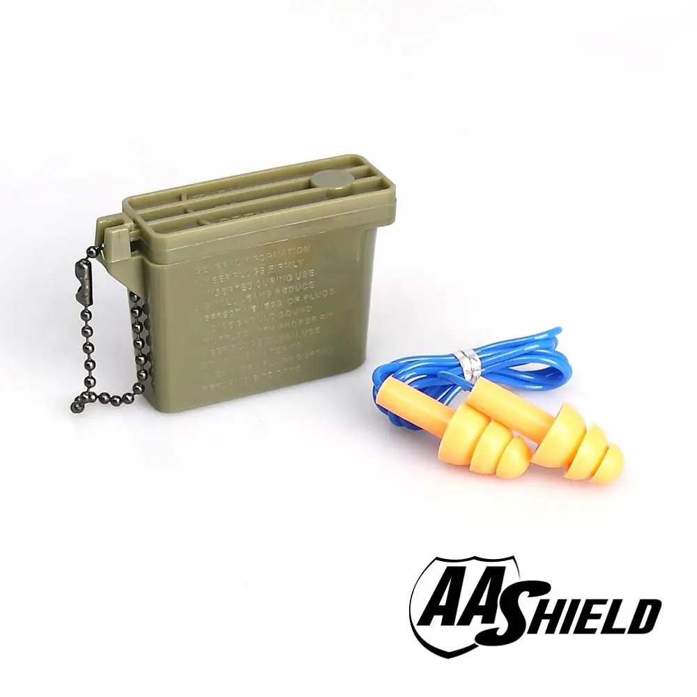 AA Shield Soundproofing Soft Silicone Ear Plugs Shooting Hearing