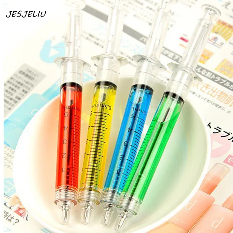 

Nice 2 Pcs Doctor Nurse Gift Liquid Syringe Injection Ballpoint Pen Ballpen CN