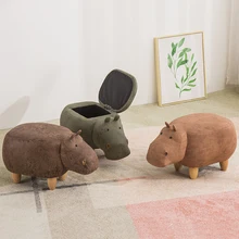 Креативный детский табурет мультяшный детский табурет животное домашняя Милая скамейка для обуви Детская софа табурет