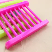 Лидер продаж Пластик трапециевидная мыло плиты коробка Ванна красочные мыло лоток держатель стойки блюдо Душ мыть