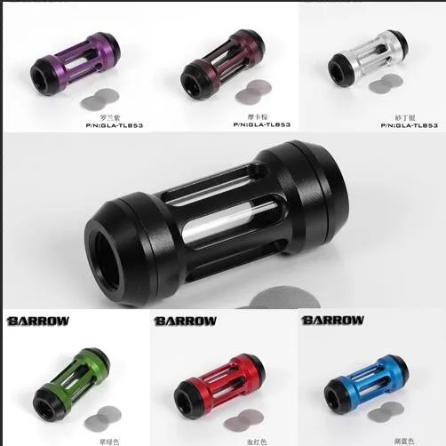

Original Barrow G1/ 4" multi-color watercooling system dedicated dual spiral pattern filter connector water cooler fitting