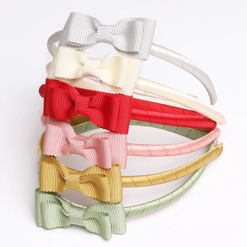 

Cute bow headbands winter new line all-inclusive cloth hairbands childrens fabric hair band Fashion Comfortable hair accessories