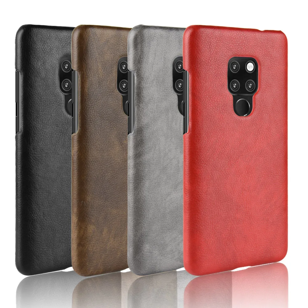 Luxury Business Litchi Skin Vintage Leather Case for Huawei Mate 20 Cover Coque On Back Mate20 Phone Cases Fundas |