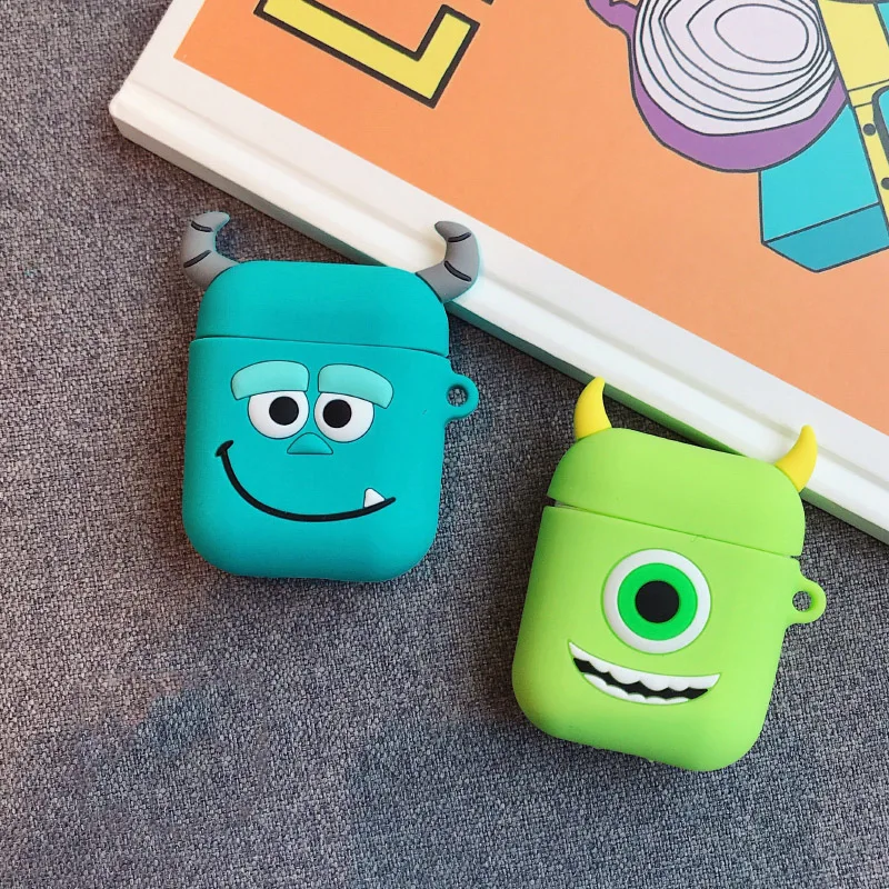 

Cute Cartoon Bluetooth Wireless Earphone Case For Apple AirPods Silicone Charging Headphones Cases For Airpods Protective Cover